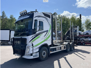 Camião de transporte de madeira VOLVO FH13
