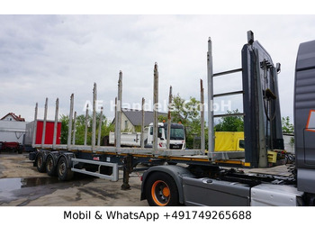 Semi-reboque transporte de madeira MEGA