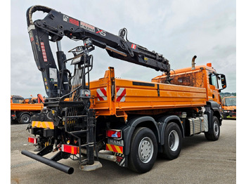 Camião basculante, Camião grua MAN TGS 28.360 6x4-4 HIAB 144E-4 Kran Euro5: foto 3