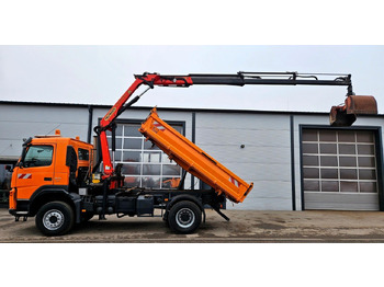 Camião basculante, Camião grua Volvo FM 370 4x4 Palfinger PK12002 Funk Kran EEV: foto 2 Camião basculante, Camião grua Volvo FM 370 4x4 Palfinger PK12002 Funk Kran EEV: foto 2