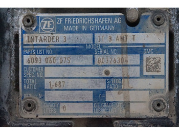 Caixa de velocidade para Camião ZF 12AS2331TD+IT3 81.32004-6389: foto 5
