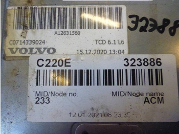 Sistema elétrico para Máquina de construção Volvo L 220 E, Motorstyrenhet, 60100015: foto 3