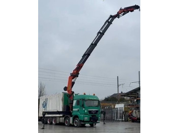 Camião grua, Camião de lona MAN TGS 35.480 10x6,E5,Palfinger PK92002+JIB+winch: foto 5