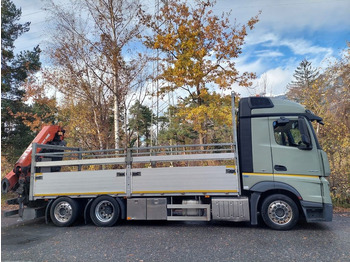 Camião grua, Camião de caixa aberta/ Plataforma Mercedes-Benz Actros 2545 6x2, E6, Effer 265/6S: foto 5