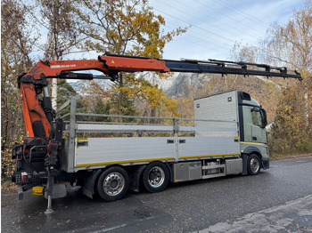 Camião grua, Camião de caixa aberta/ Plataforma Mercedes-Benz Actros 2545 6x2, E6, Effer 265/6S: foto 2