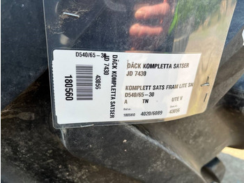 Pneu para Máquina agrícola Michelin 540/65R30 till John Deere 7430: foto 2