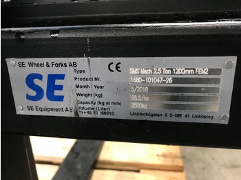 Garfos para Máquina de construção Pallgafflar 2,5 ton SMS / Trima SE: foto 5