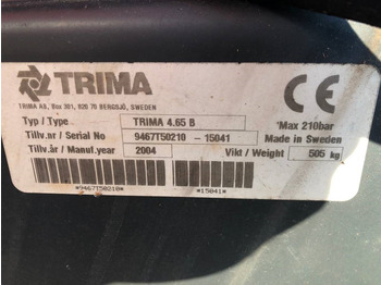 Carregador frontal para o trator Reservdelar till Trima 465 B lastare: foto 2