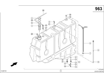 Tanque de combustível CLAAS