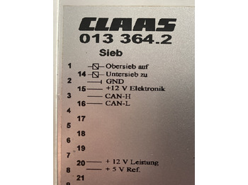 Sistema elétrico CLAAS