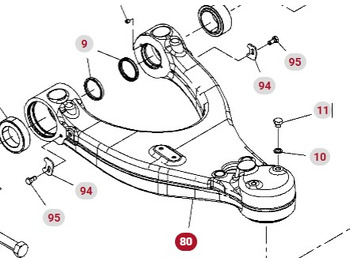 Suspensão de molas/ Suspensão de lâminas FENDT