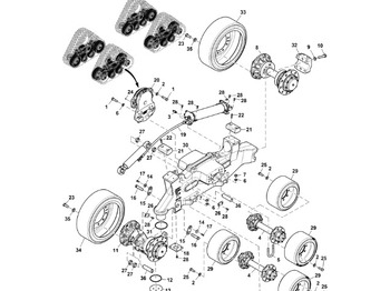 Peças de material rodante JOHN DEERE