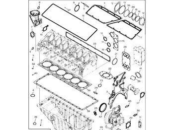 Junta de motor JOHN DEERE