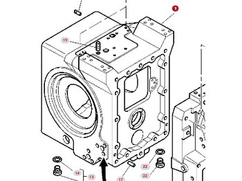 Eixo e peças MASSEY FERGUSON
