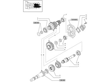 Caixas de velocidade e peças NEW HOLLAND