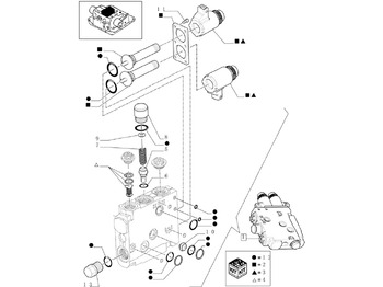 Válvula hidráulica NEW HOLLAND