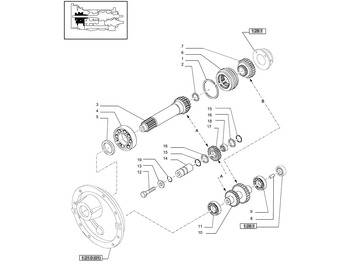 Caixas de velocidade e peças NEW HOLLAND