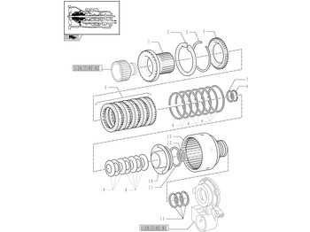 Caixas de velocidade e peças NEW HOLLAND