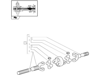 Semi eixo NEW HOLLAND