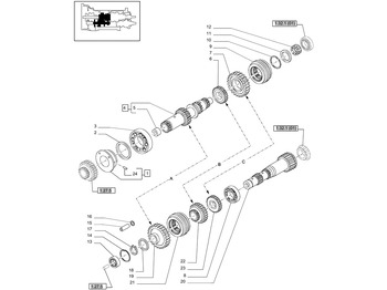 Caixas de velocidade e peças NEW HOLLAND