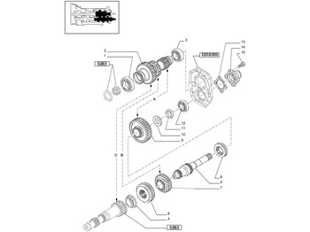 Caixas de velocidade e peças NEW HOLLAND