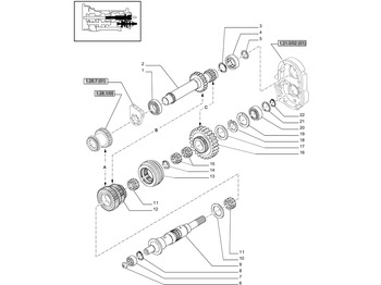 Caixas de velocidade e peças NEW HOLLAND