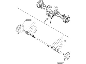 Semi eixo NEW HOLLAND