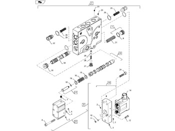 Válvula hidráulica NEW HOLLAND