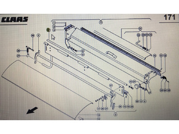 Peça de reposição CLAAS