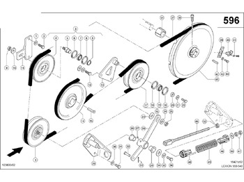 Peça de reposição CLAAS