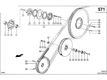 Peça de reposição CLAAS