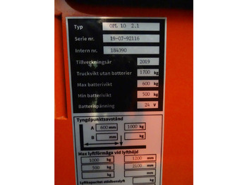 Order-picker Actil OPL10: foto 2
