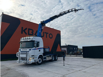Camião de caixa aberta/ Plataforma SCANIA G 490