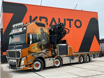Camião de caixa aberta/ Plataforma, Camião grua Volvo FH 540 8x2 Fassi F950RA2.28 + JIB L616 + WINCH / EXTENDABLE PLATFROM: foto 2