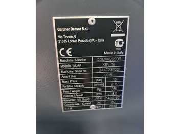 Compressor de ar Kompresor śrubowy GARDNER DENVER KBV 18 18,5 kw, 2018r, Falownik: foto 4