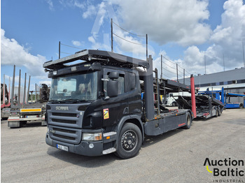 Camião transporte de veículos SCANIA P 420