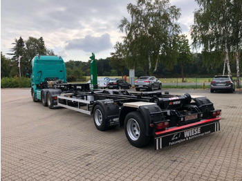 Semi-reboque transportador de contêineres/ Caixa móvel