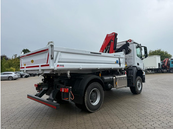 Camião basculante, Camião grua Mercedes-Benz Arocs 1835 4x4 Allrad Fassi F135 Kran Kipper: foto 4