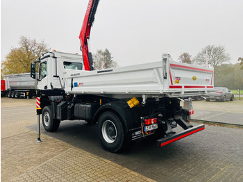 Camião basculante, Camião grua Mercedes-Benz Arocs 1835  4x4 Meiller Fassi F135 Kran Kipper: foto 4