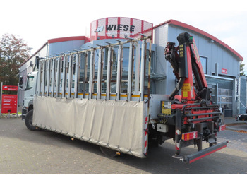 Locação financeira de  Mercedes-Benz Axor  1833 L - Glastransporter Kran Palfinger Mercedes-Benz Axor  1833 L - Glastransporter Kran Palfinger: foto 3