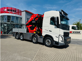 Camião de caixa aberta/ Plataforma, Camião grua Volvo FH 540 mit Fassi F2150RAL Fly Jib + Winde: foto 3