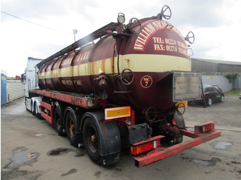 Semi-reboque cisterna VACUUM TANKER TRAILER TRI AXLE 1996 STEEL TANK FITTED WITH 3CYL PERKINS DONKEY ENGINE: foto 3