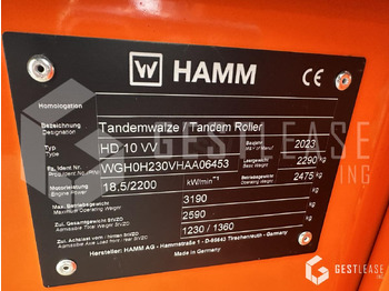 Compactador de asfalto novo Hamm HD10VV: foto 5