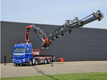 Camião de caixa aberta/ Plataforma MAN TGS 35.500 8x4-6 / PALFINGER 92 t/m CRANE +JIB: foto 3 Camião de caixa aberta/ Plataforma MAN TGS 35.500 8x4-6 / PALFINGER 92 t/m CRANE +JIB: foto 3