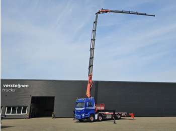 Camião de caixa aberta/ Plataforma MAN TGS 35.500 8x4-6 / PALFINGER 92 t/m CRANE +JIB: foto 2 Camião de caixa aberta/ Plataforma MAN TGS 35.500 8x4-6 / PALFINGER 92 t/m CRANE +JIB: foto 2