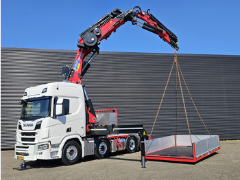 Camião grua Scania R590 8x2*6 HMF 9520 + JiB + WINCH / TRACTOR /: foto 2