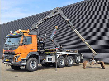 Camião polibenne Volvo FMX 460 8x4-4 / HIAB Z CRANE + HOOKLIFT: foto 2