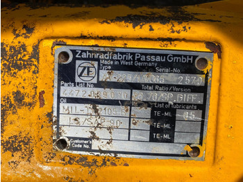 Eixo e peças para Máquina de construção Zettelmeyer ZL 601 B ZF AV 225: foto 4