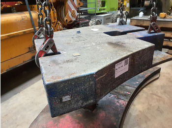 Contrapeso para Máquina de construção Terex AC 205 counterweight right side 2,1 ton: foto 3