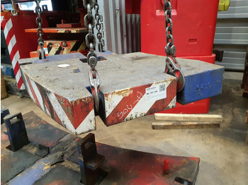 Contrapeso para Máquina de construção Terex AC 205 counterweight right side 2,1 ton: foto 4